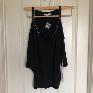 NWT BKACK BATWING TOP